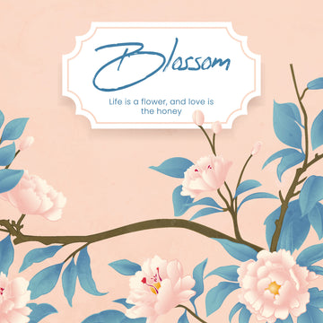 Blossom- Sophisticated, floral with a mysterious edge.